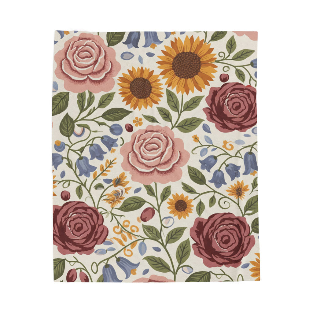 Wildflower Dream | Velveteen Plush Blanket