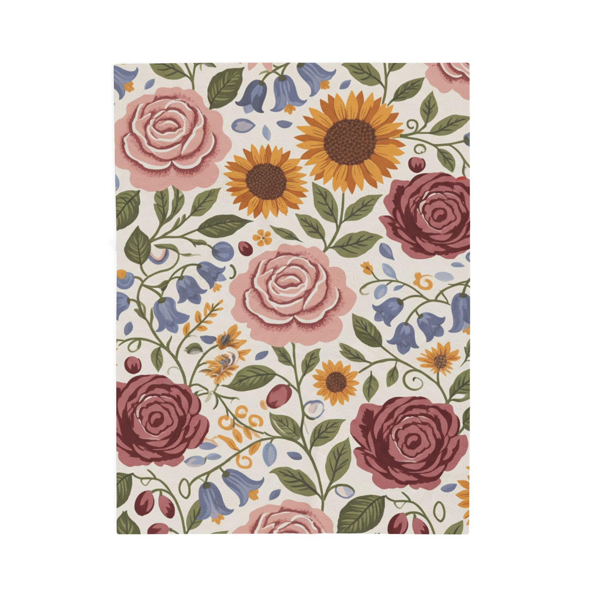Wildflower Dream | Velveteen Plush Blanket