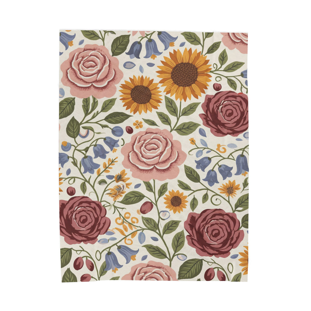 Wildflower Dream | Velveteen Plush Blanket