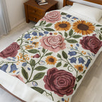 Wildflower Dream | Velveteen Plush Blanket